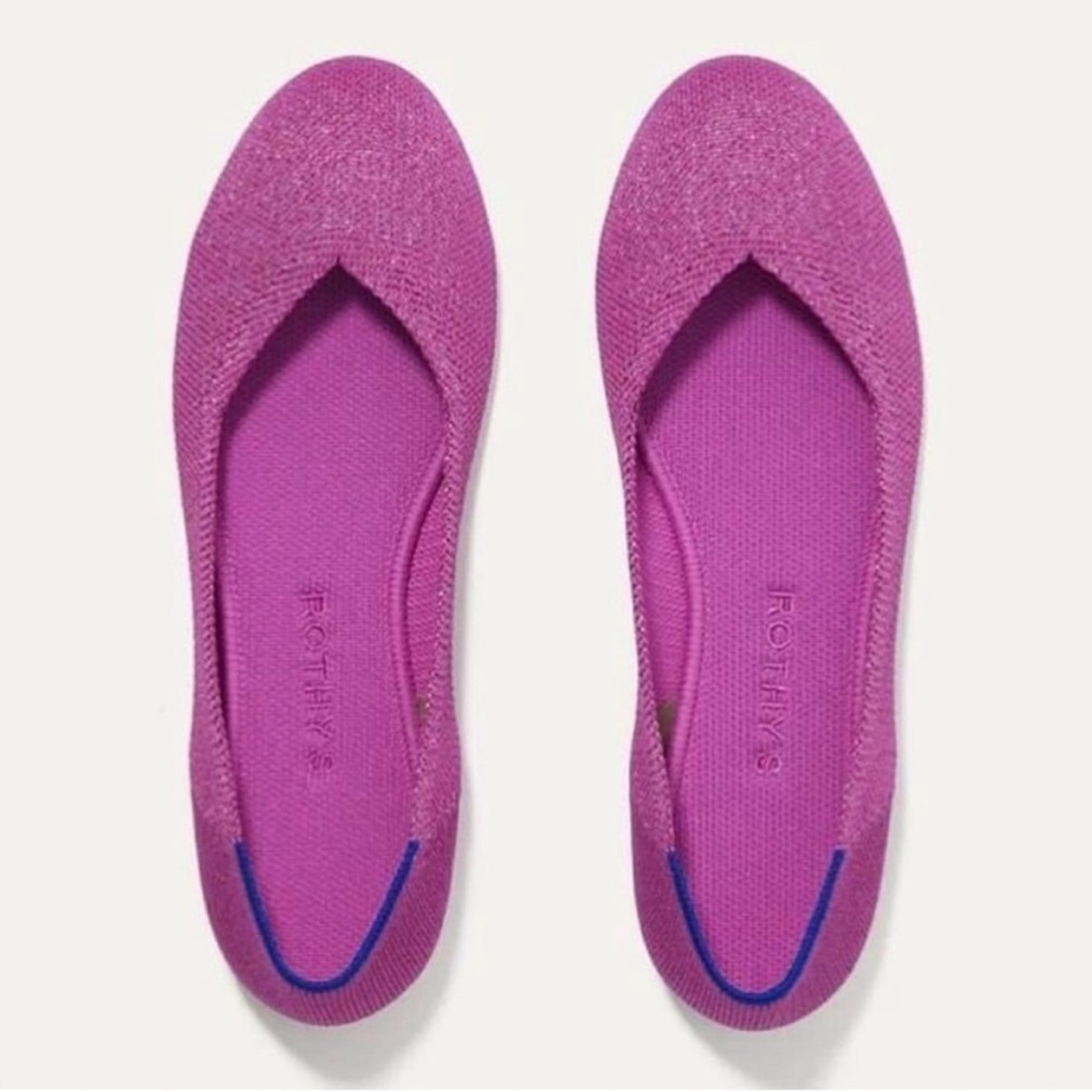 Rothy’s Bloom Metallic flats